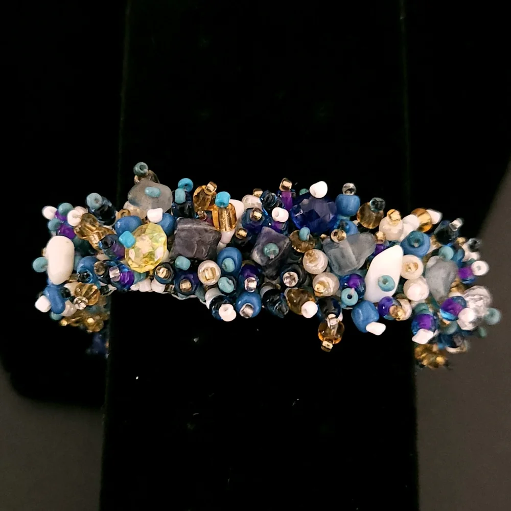 Mexican Bead & Stone Bracelet